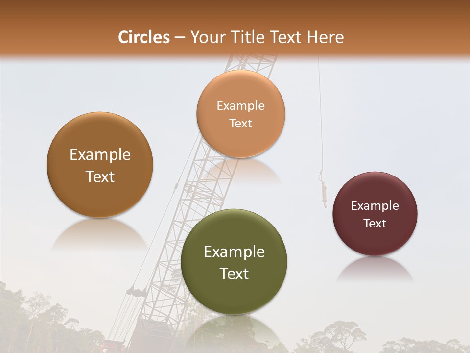 Site Vertical Trees PowerPoint Template