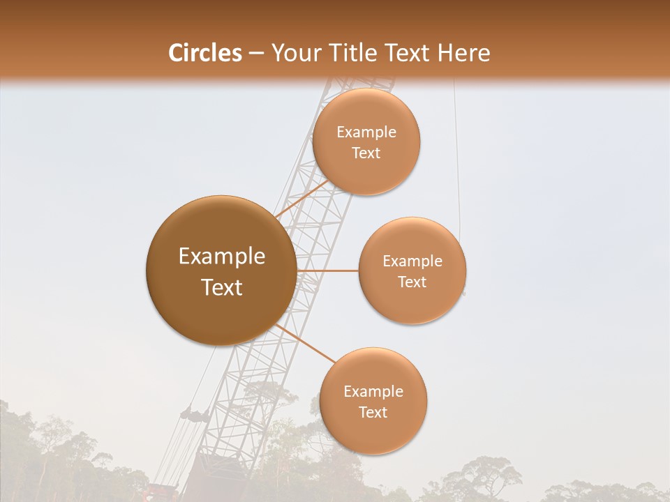 Site Vertical Trees PowerPoint Template