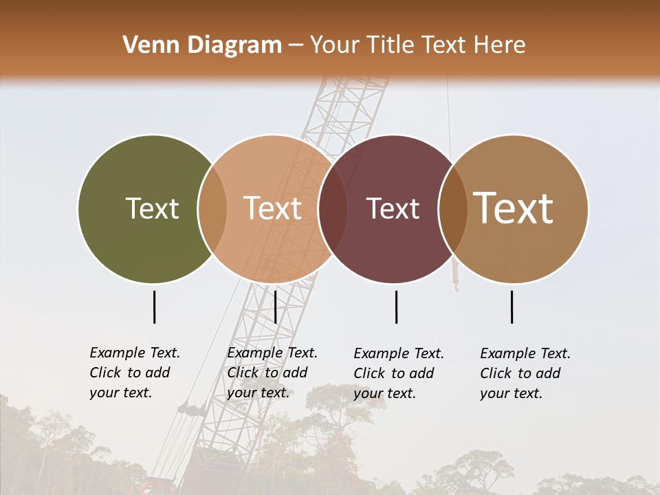 Site Vertical Trees PowerPoint Template