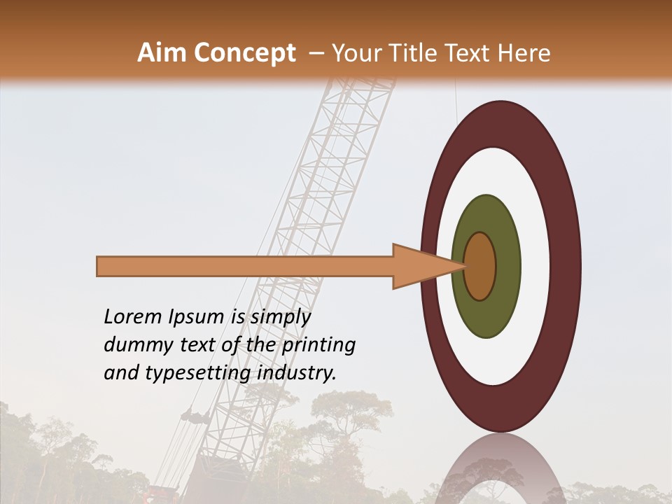 Site Vertical Trees PowerPoint Template