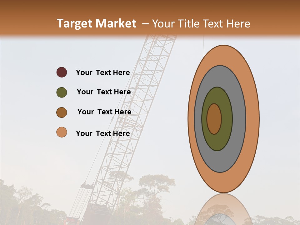 Site Vertical Trees PowerPoint Template