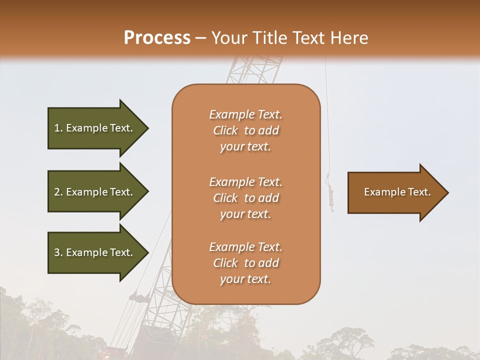 Site Vertical Trees PowerPoint Template