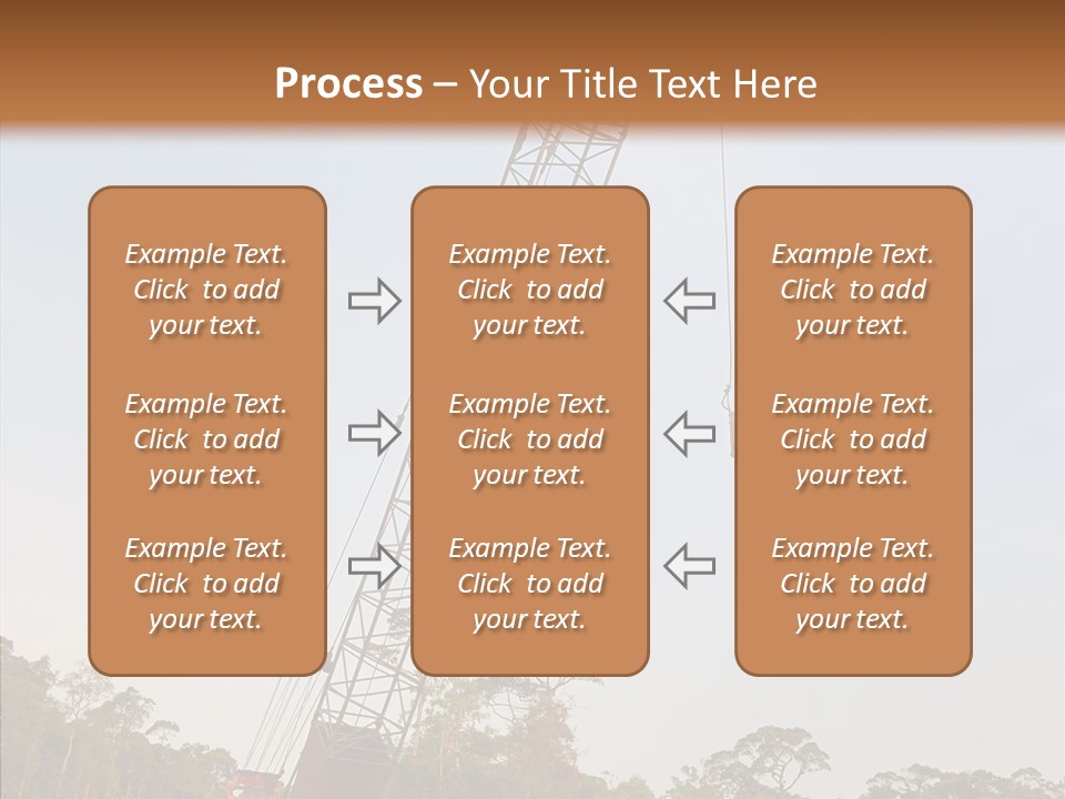 Site Vertical Trees PowerPoint Template