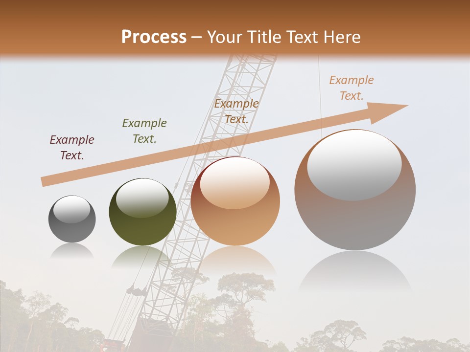 Site Vertical Trees PowerPoint Template