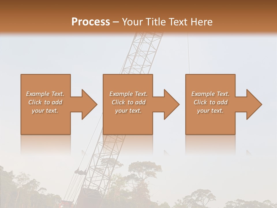 Site Vertical Trees PowerPoint Template