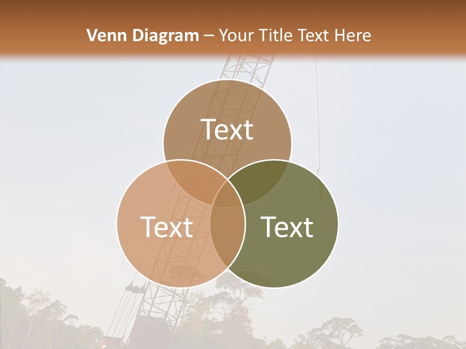 Site Vertical Trees PowerPoint Template