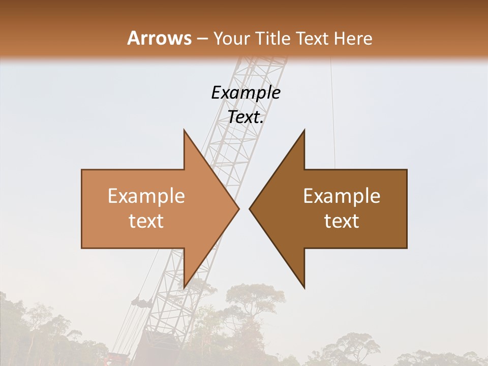 Site Vertical Trees PowerPoint Template