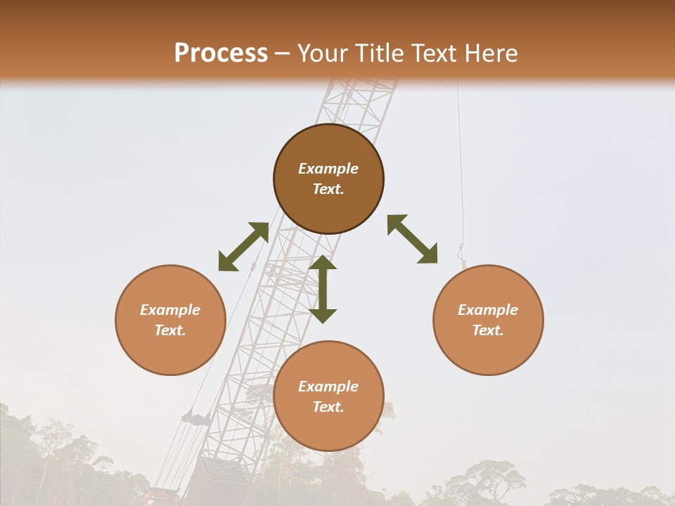Site Vertical Trees PowerPoint Template