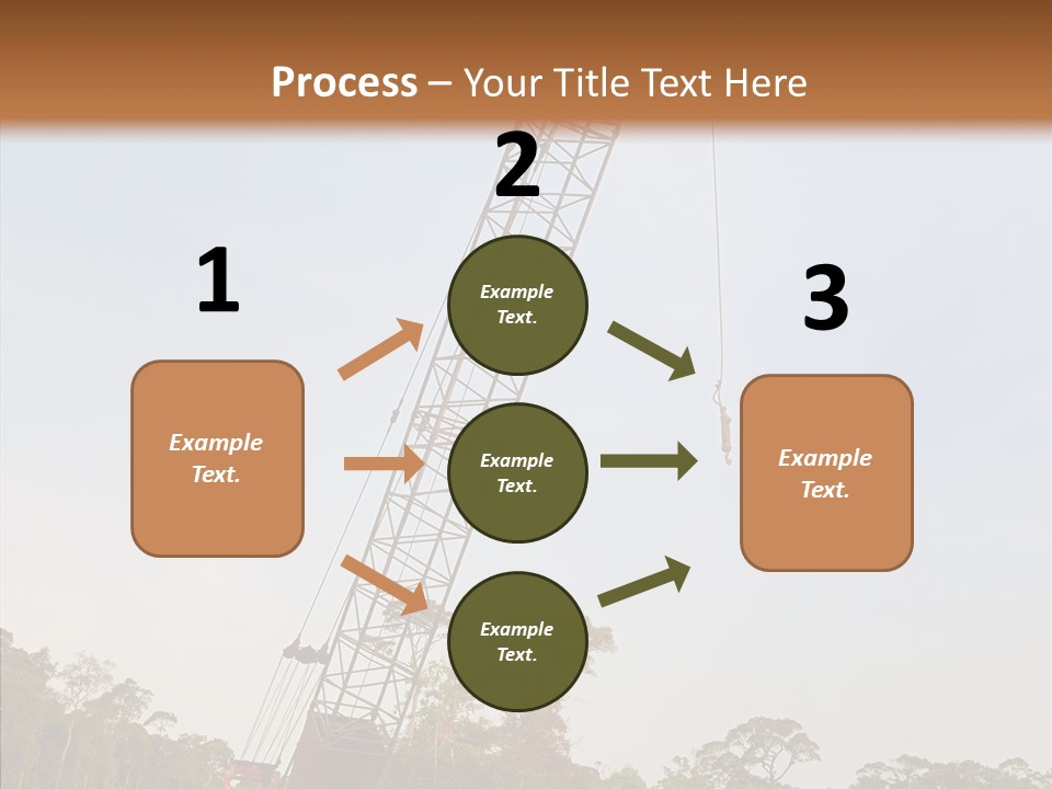 Site Vertical Trees PowerPoint Template