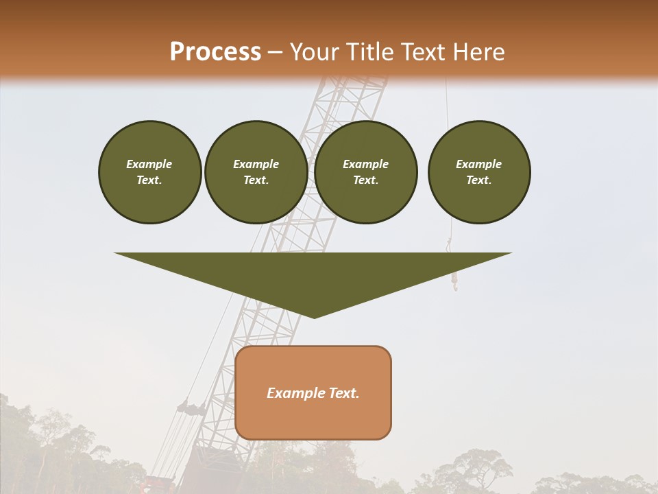 Site Vertical Trees PowerPoint Template