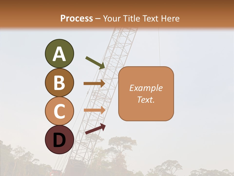 Site Vertical Trees PowerPoint Template