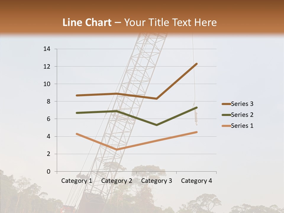 Site Vertical Trees PowerPoint Template