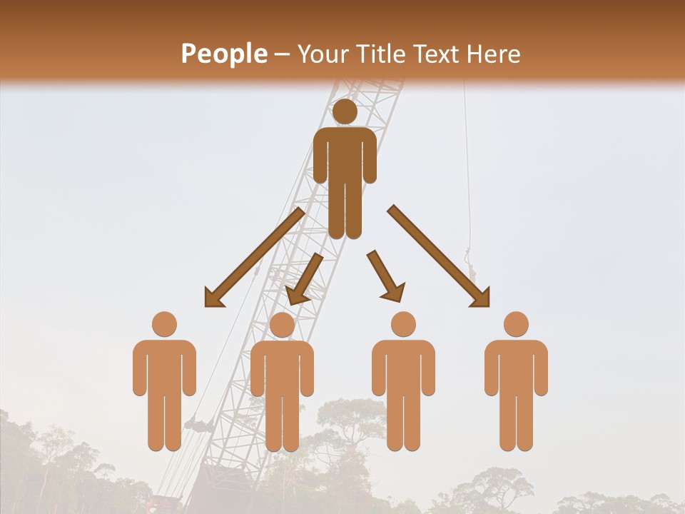 Site Vertical Trees PowerPoint Template