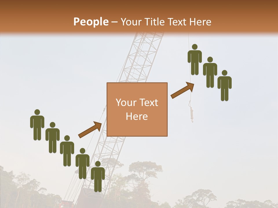 Site Vertical Trees PowerPoint Template