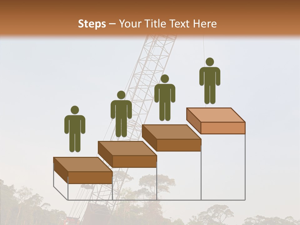 Site Vertical Trees PowerPoint Template