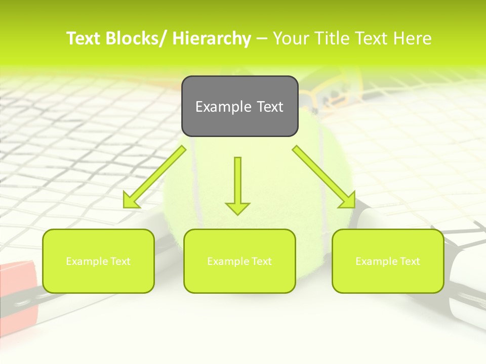 Racket Tennis Gear PowerPoint Template