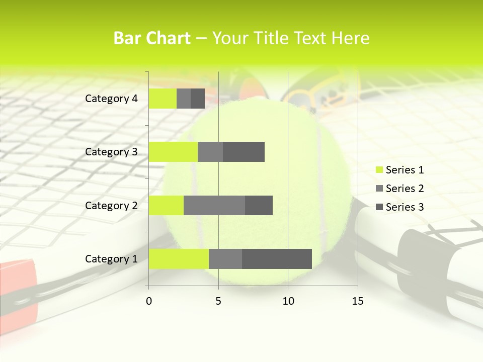 Racket Tennis Gear PowerPoint Template