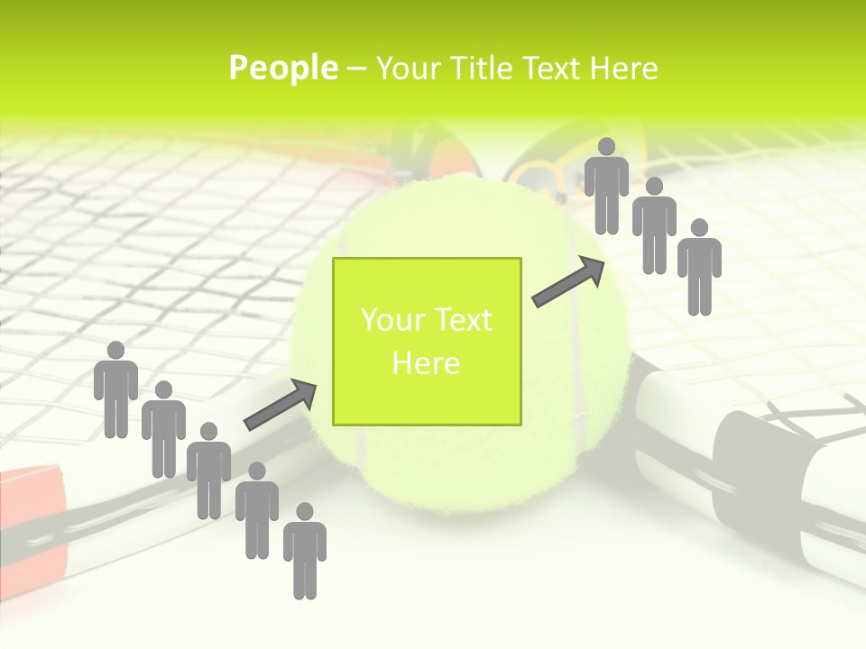 Racket Tennis Gear PowerPoint Template