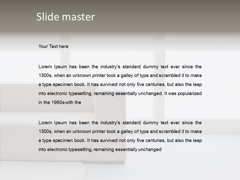 Human Company Writing PowerPoint Template