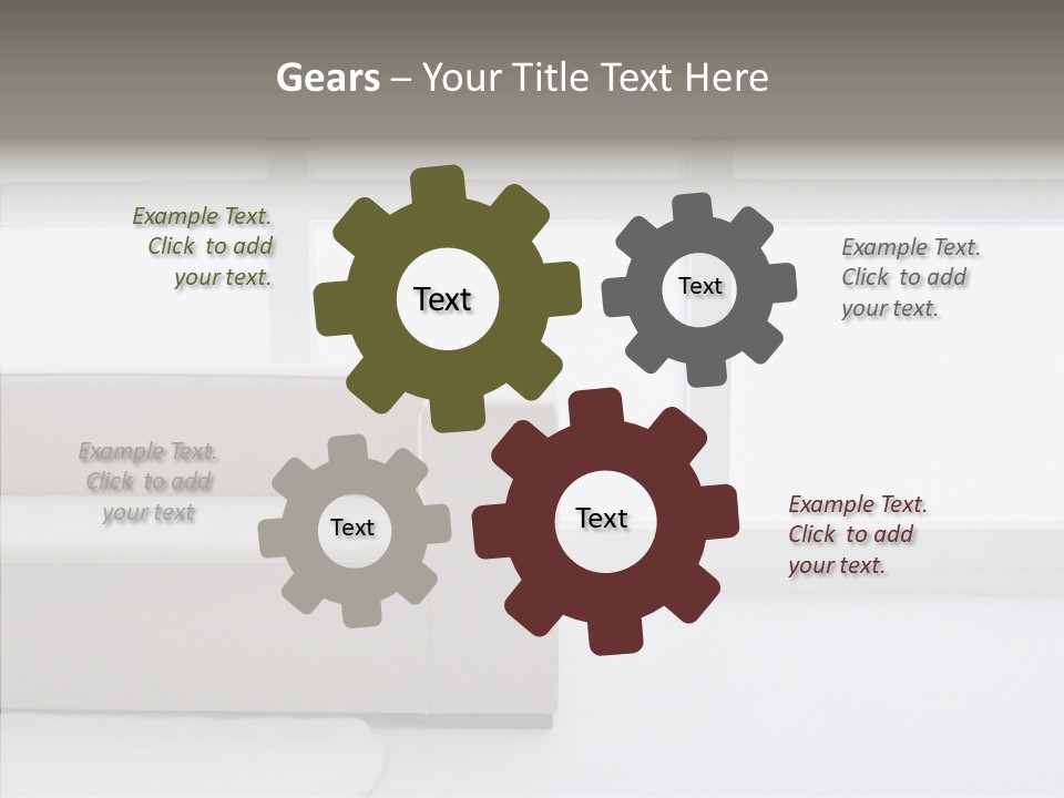 Human Company Writing PowerPoint Template