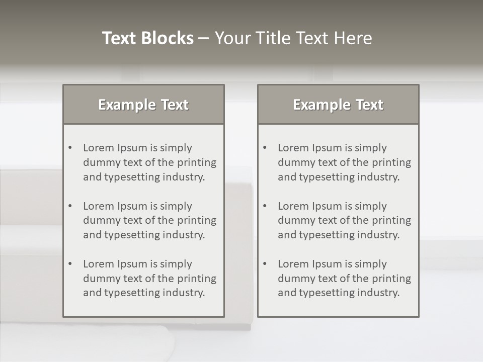 Human Company Writing PowerPoint Template