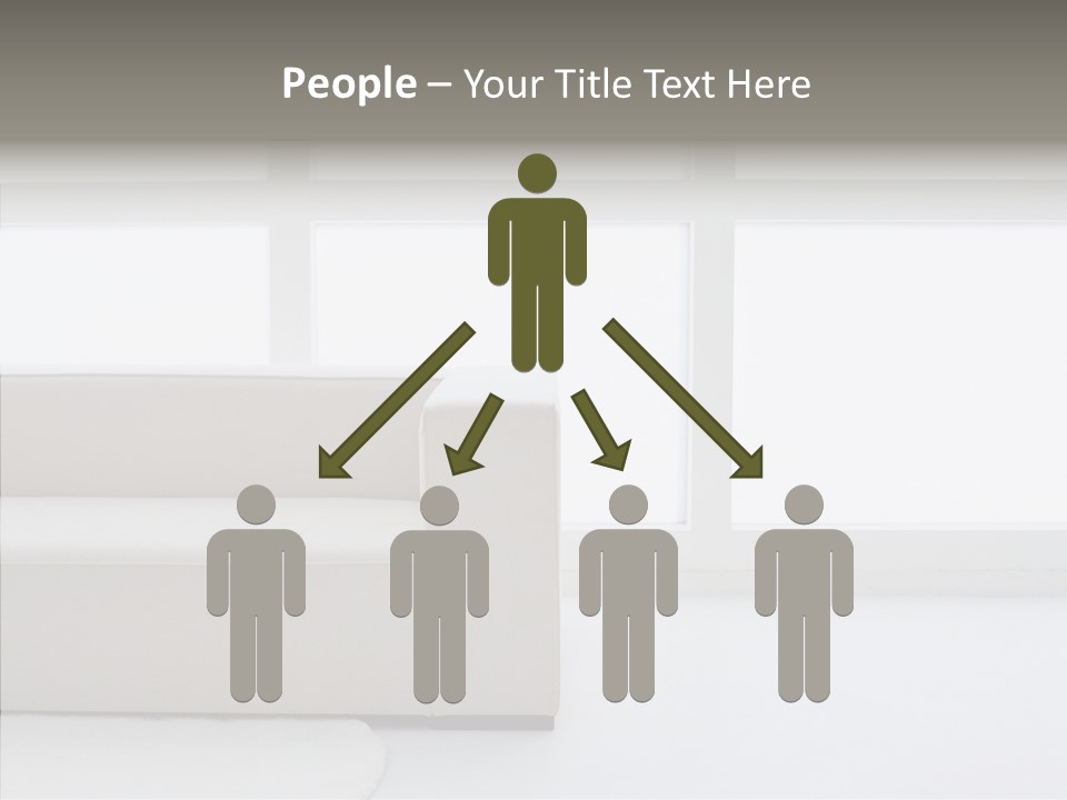 Human Company Writing PowerPoint Template