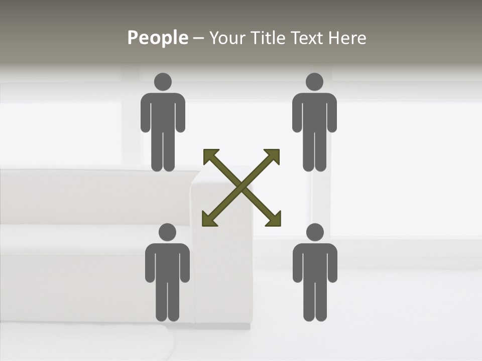 Human Company Writing PowerPoint Template