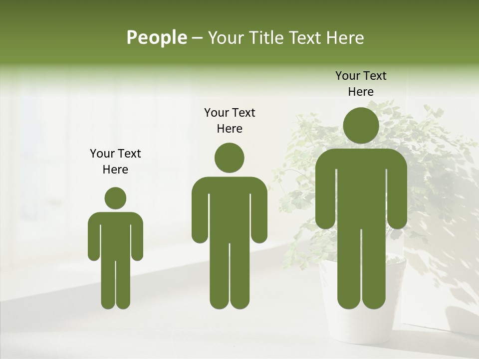 Humorou Figure Happy PowerPoint Template