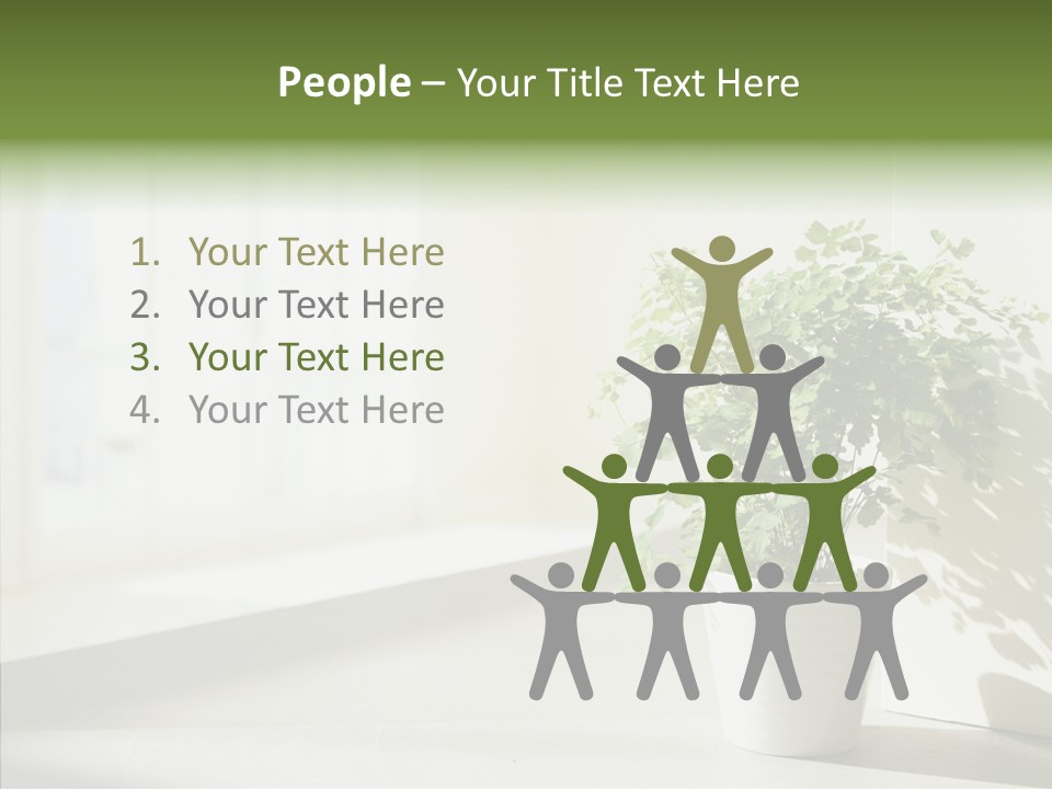 Humorou Figure Happy PowerPoint Template