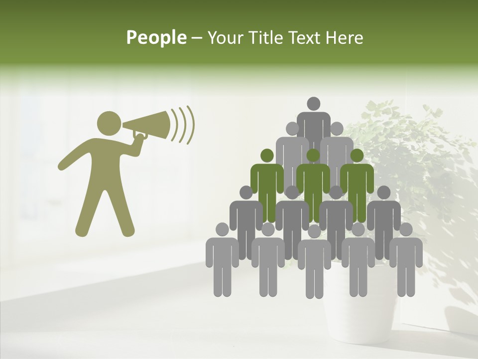 Humorou Figure Happy PowerPoint Template