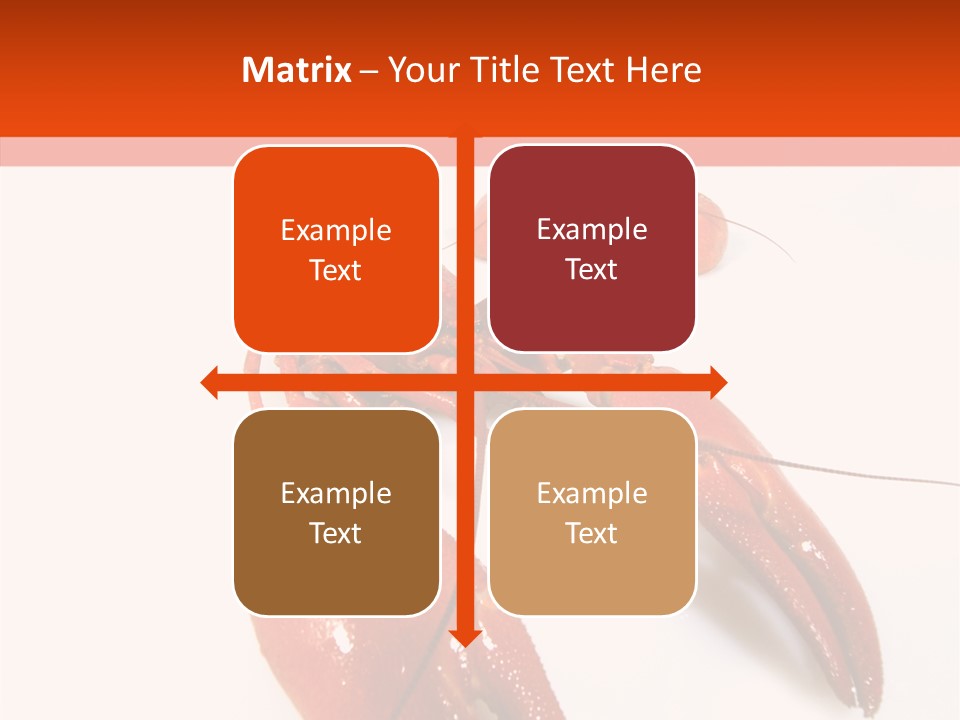 Crayfish Shellfish Idea PowerPoint Template