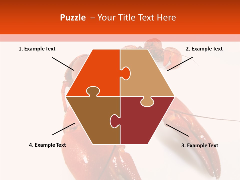 Crayfish Shellfish Idea PowerPoint Template