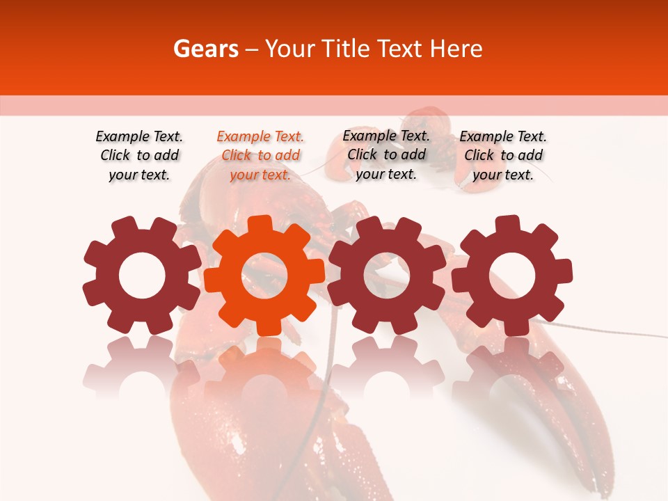 Crayfish Shellfish Idea PowerPoint Template