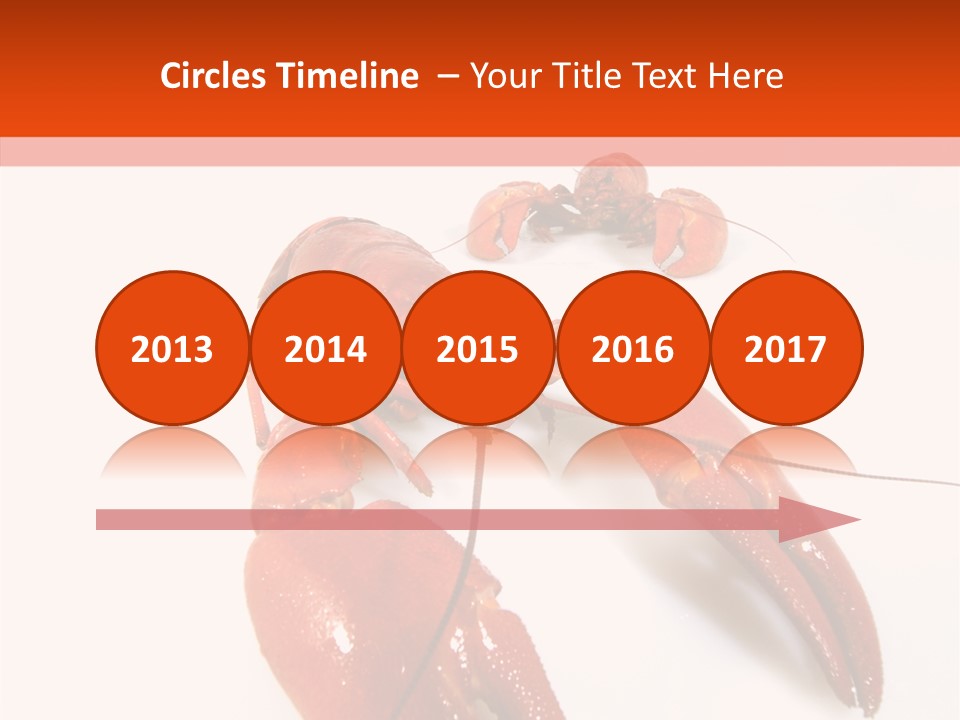Crayfish Shellfish Idea PowerPoint Template