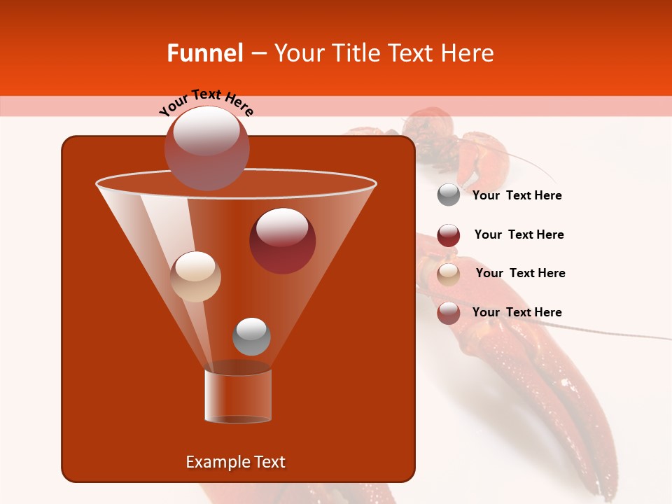 Crayfish Shellfish Idea PowerPoint Template
