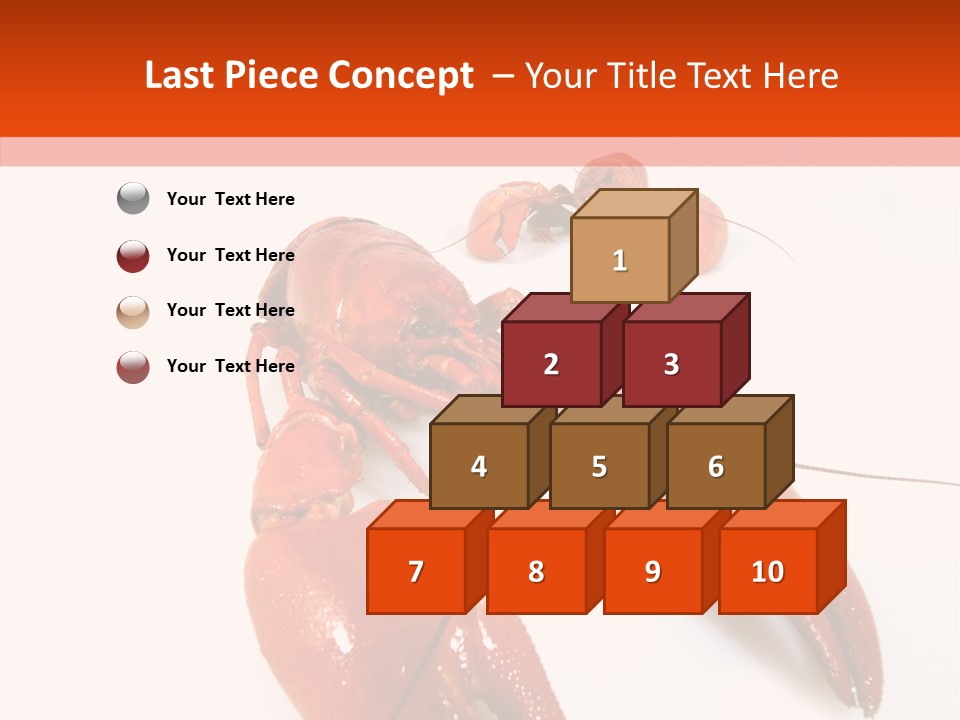 Crayfish Shellfish Idea PowerPoint Template