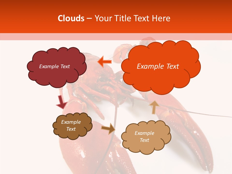 Crayfish Shellfish Idea PowerPoint Template