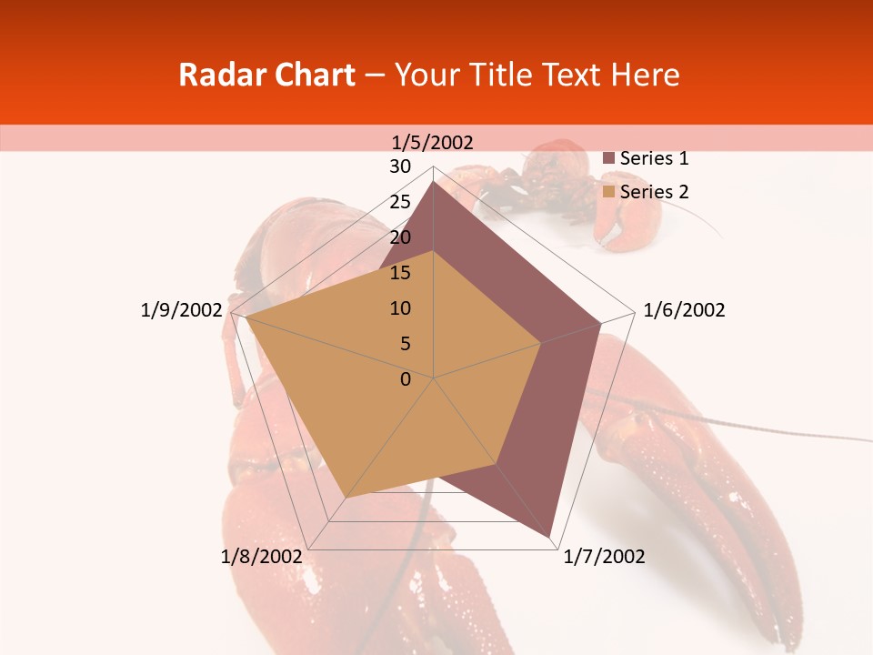 Crayfish Shellfish Idea PowerPoint Template