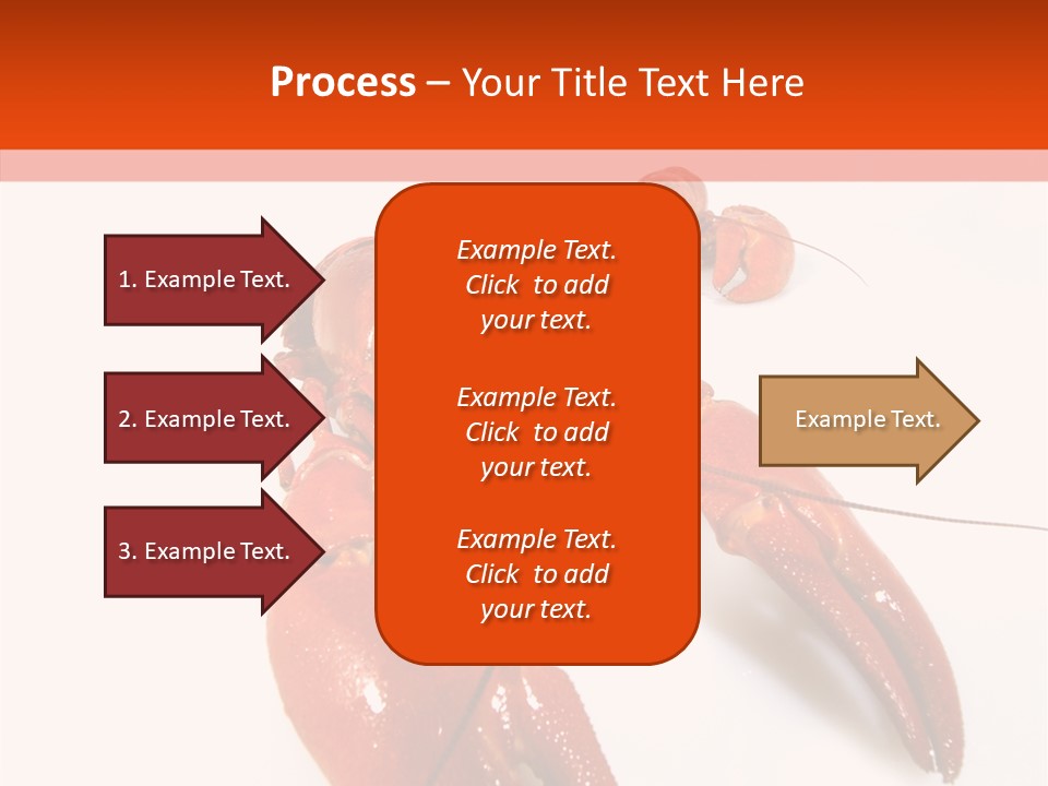 Crayfish Shellfish Idea PowerPoint Template