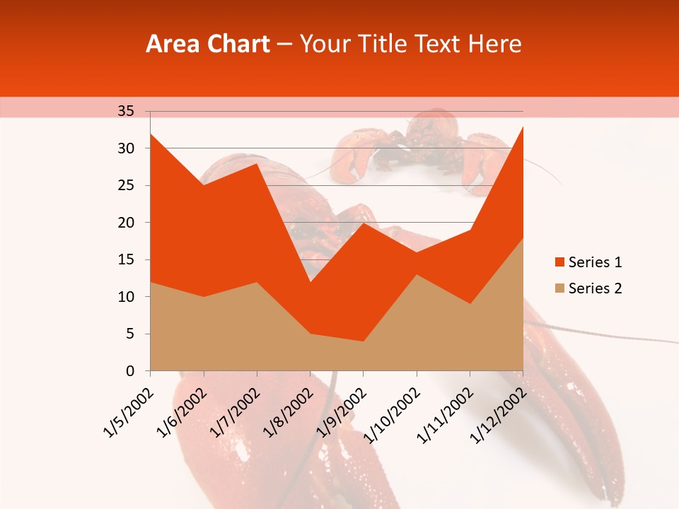 Crayfish Shellfish Idea PowerPoint Template