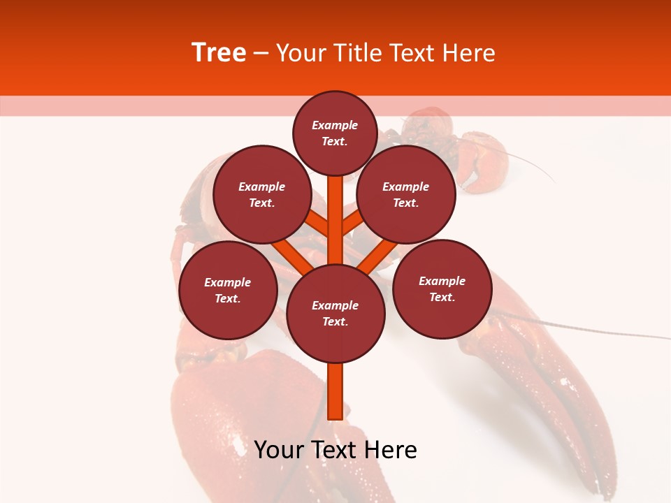 Crayfish Shellfish Idea PowerPoint Template