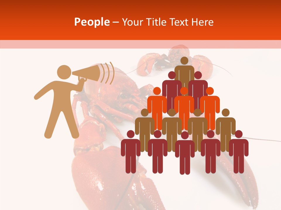 Crayfish Shellfish Idea PowerPoint Template
