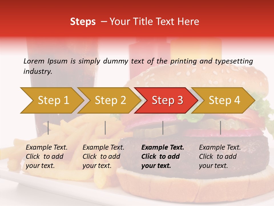 Steak Barbecue Dinner PowerPoint Template