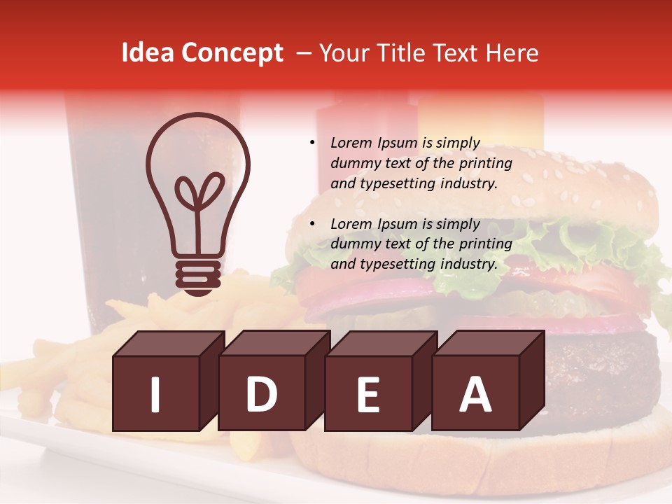 Steak Barbecue Dinner PowerPoint Template