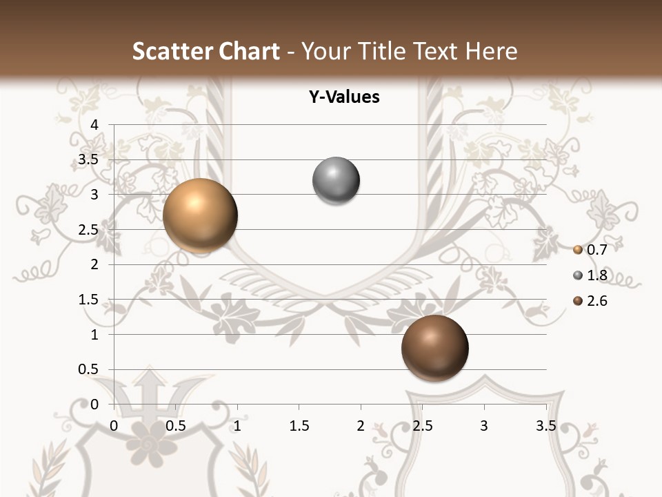 Illustration Gothic Foliage PowerPoint Template