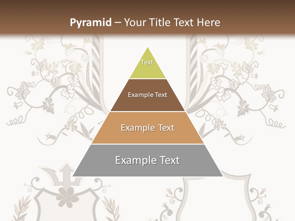Illustration Gothic Foliage PowerPoint Template
