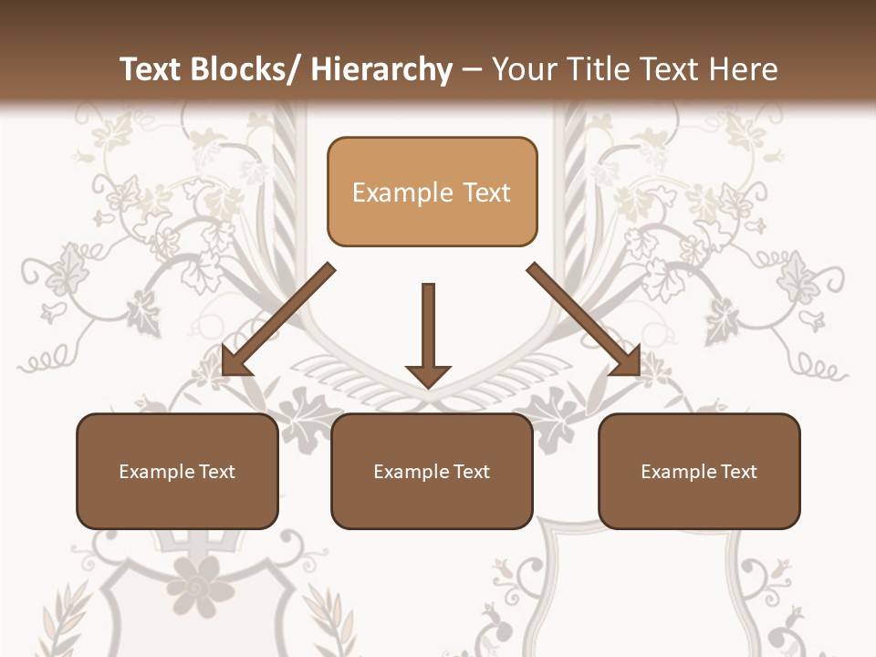 Illustration Gothic Foliage PowerPoint Template