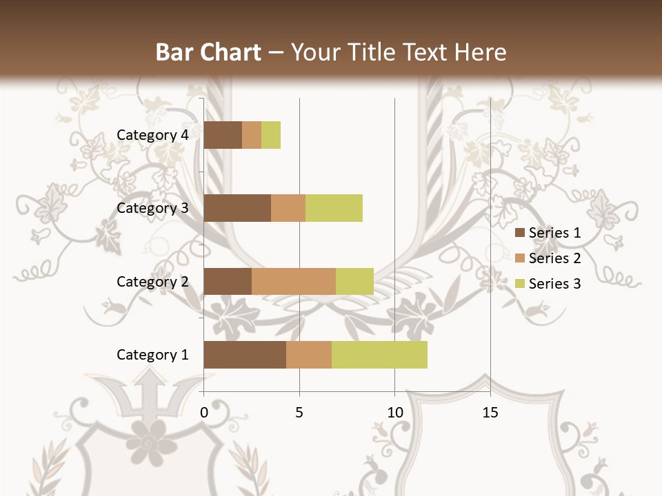 Illustration Gothic Foliage PowerPoint Template