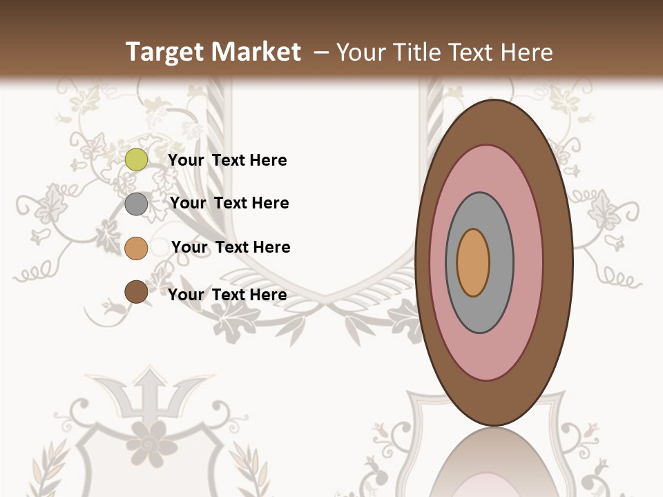 Illustration Gothic Foliage PowerPoint Template