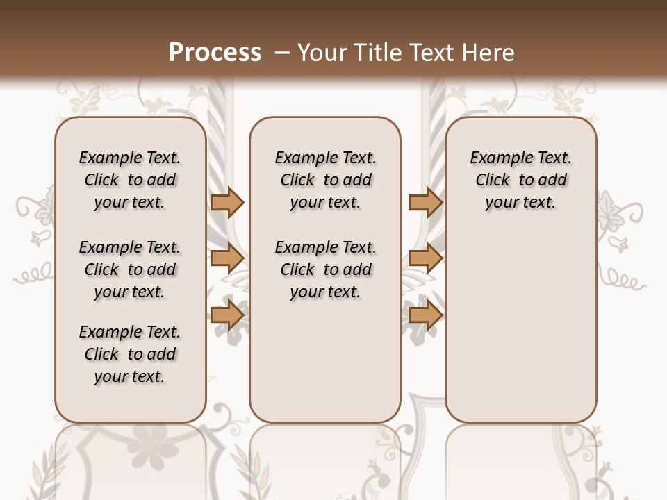 Illustration Gothic Foliage PowerPoint Template